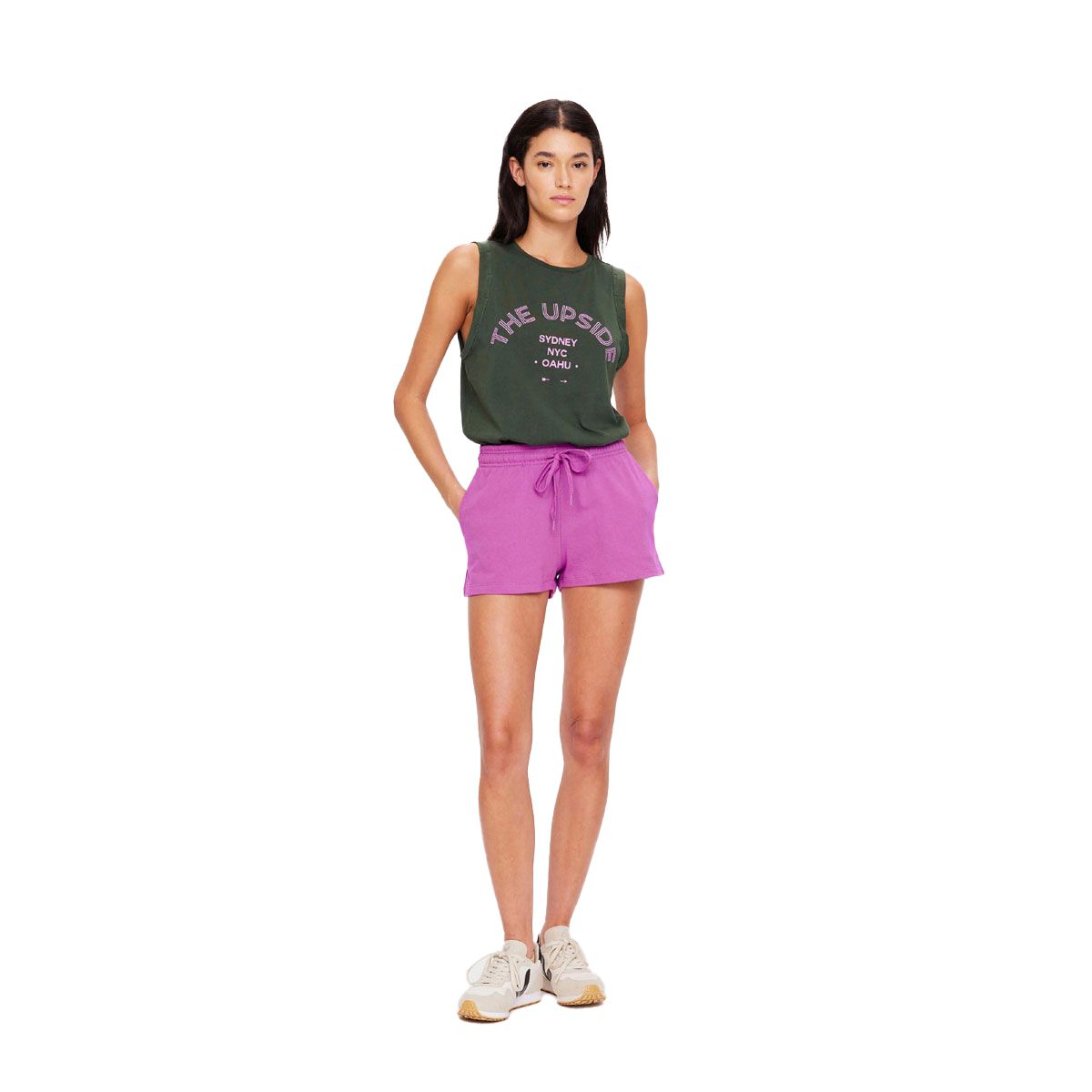 The Upside Womens Philosophy Zippy Shorts