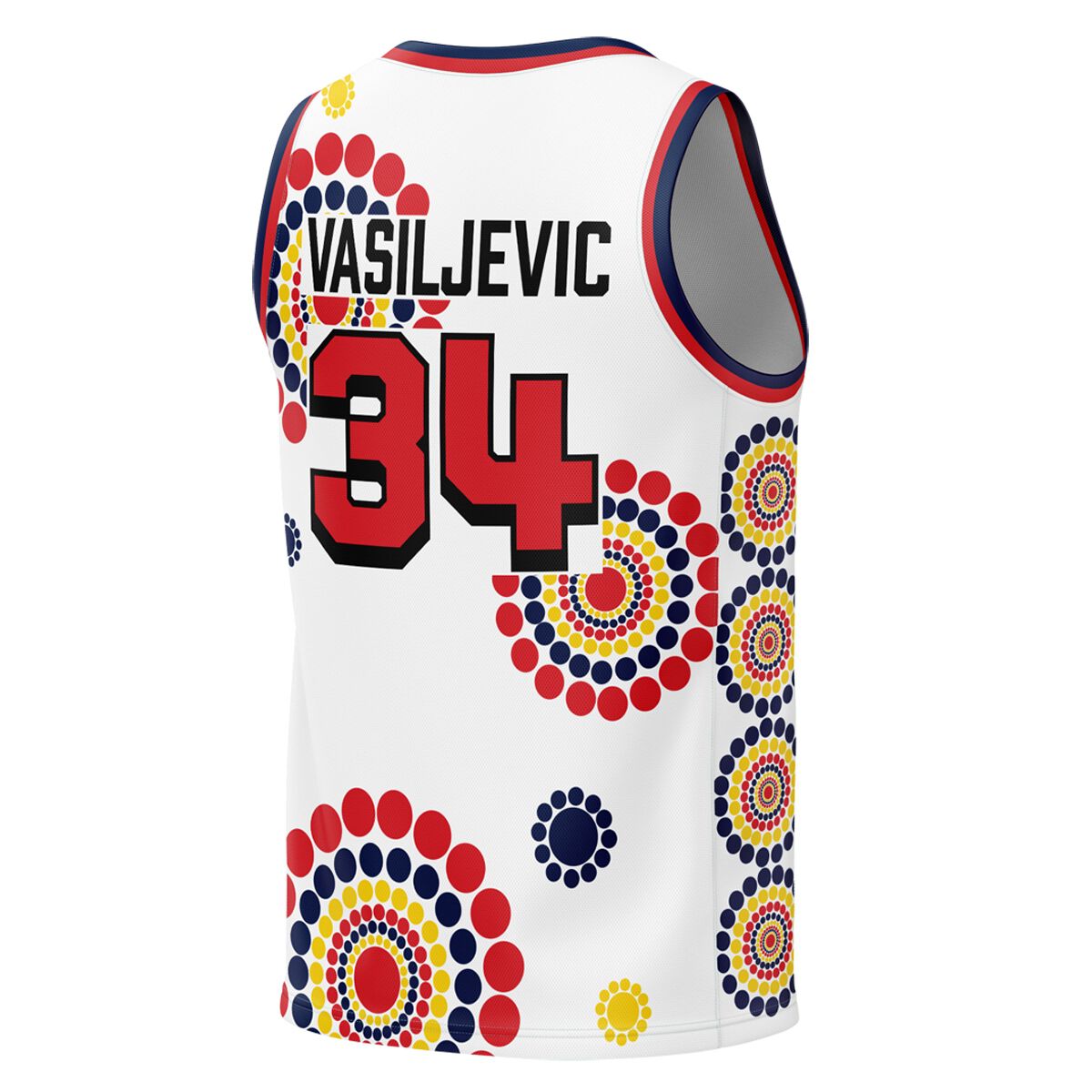 Adelaide 36ers Mens Dejan Vasiljevic 2024/25 Indigenous Basketball Jersey