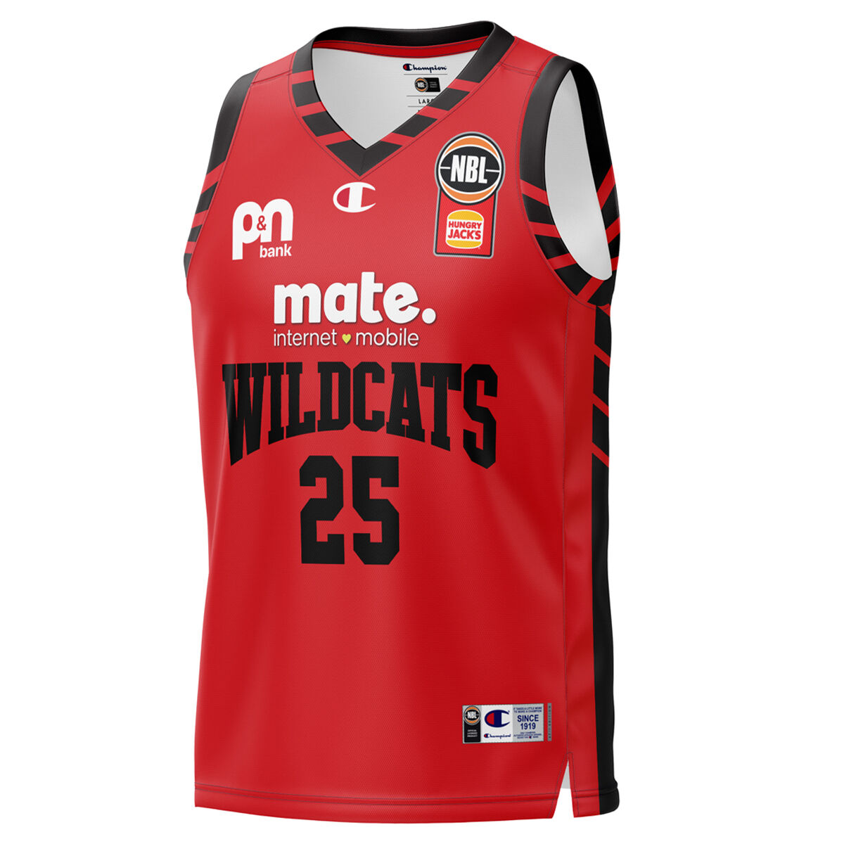 Perth Wildcats Men Keanu Pinder 2024 Hoopsfest Basketball Jersey