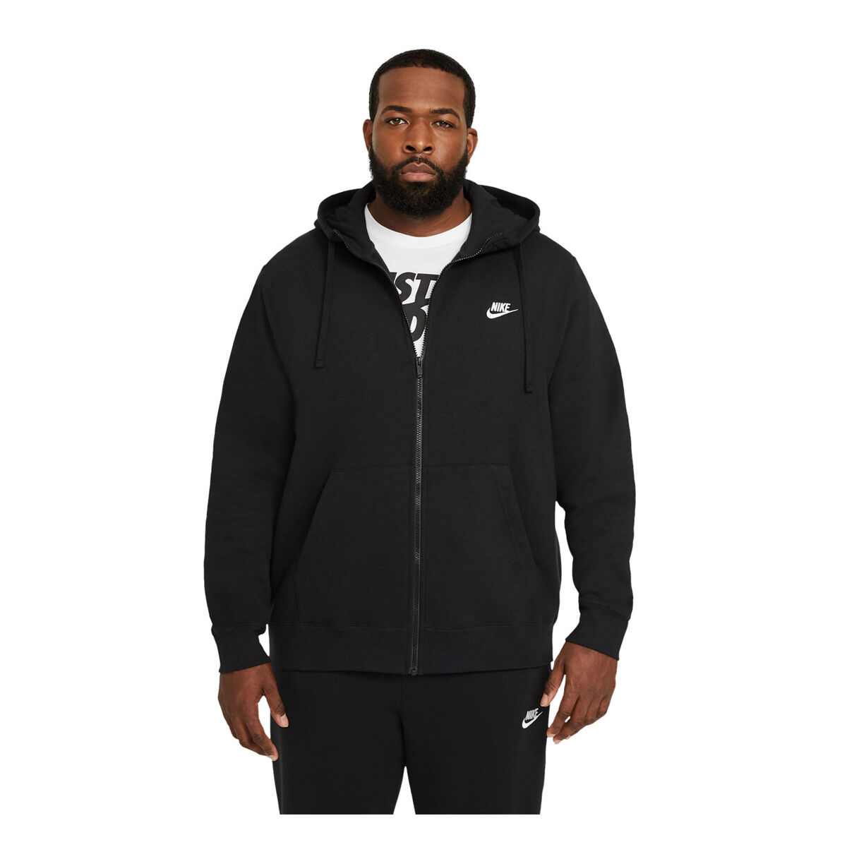 Nike Mens Sportswear Club Fleece Full-Zip Hoodie