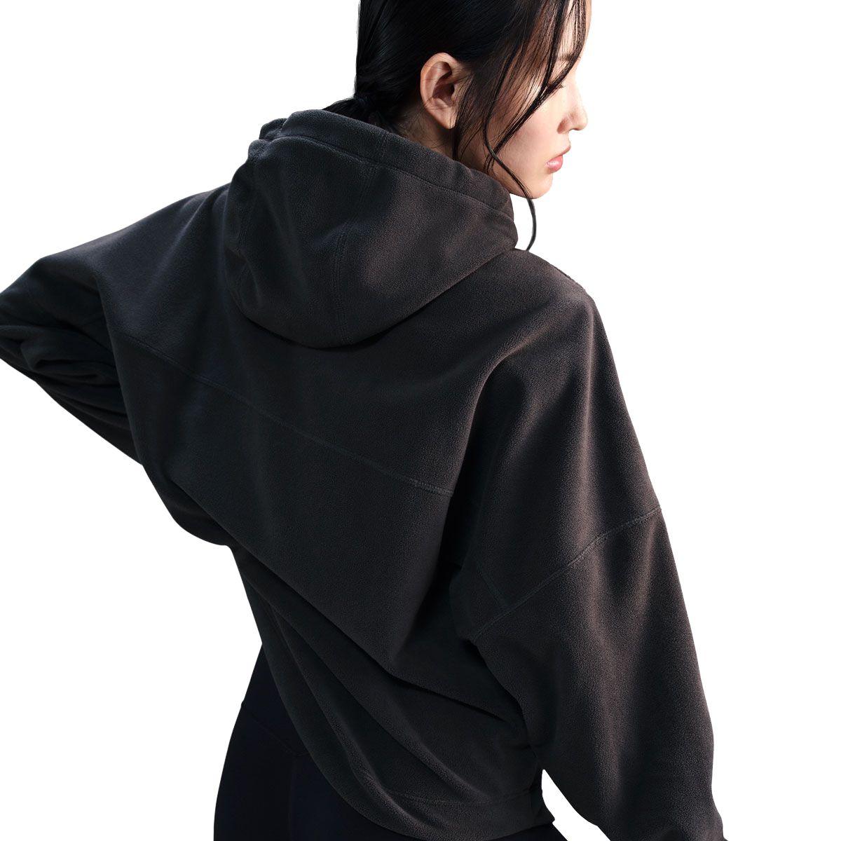 Nike Womens One Therma-FIT Fleece Oversized Pullover Hoodie