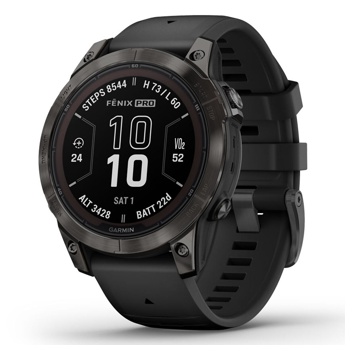 Garmin Fenix 7 Pro Sapphire Solar Watch - Carbon Gray