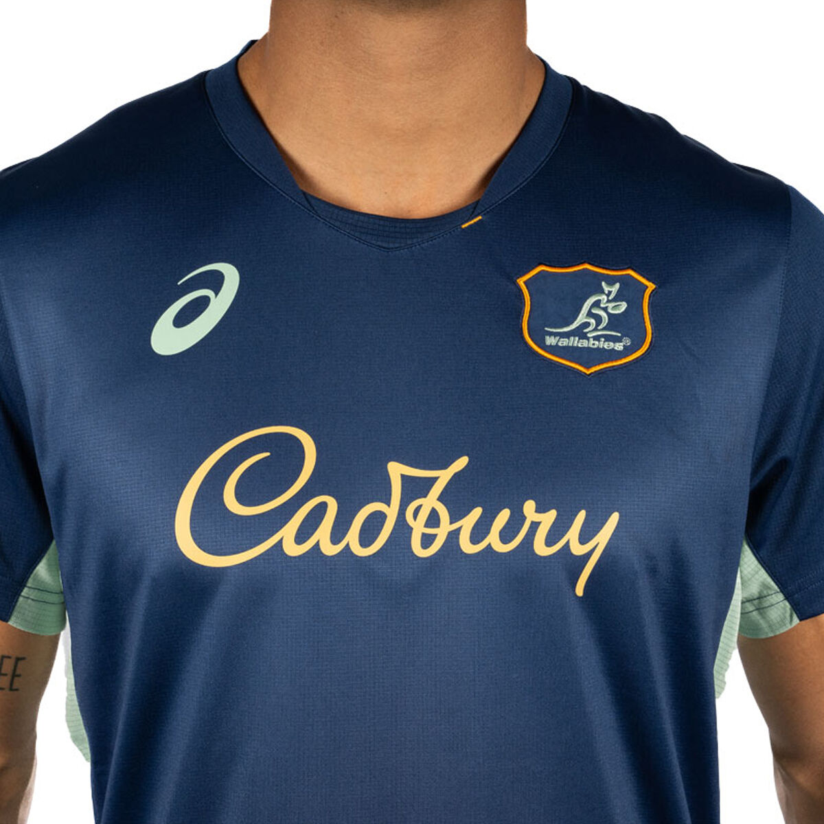 Wallabies 2024 Mens Training Tee Blue XXL