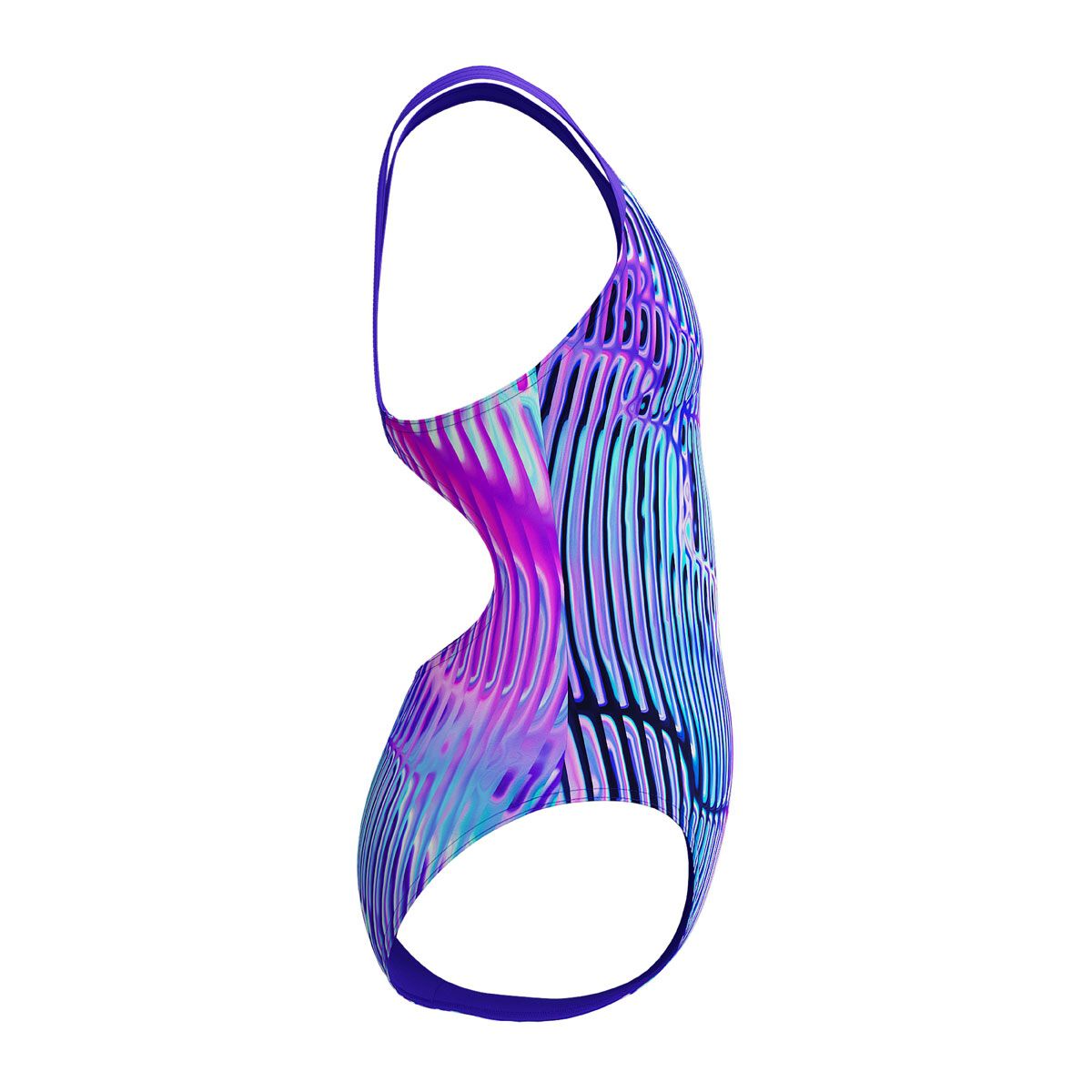 Speedo Girls Digi Allover Splashback One Piece Swimsuit