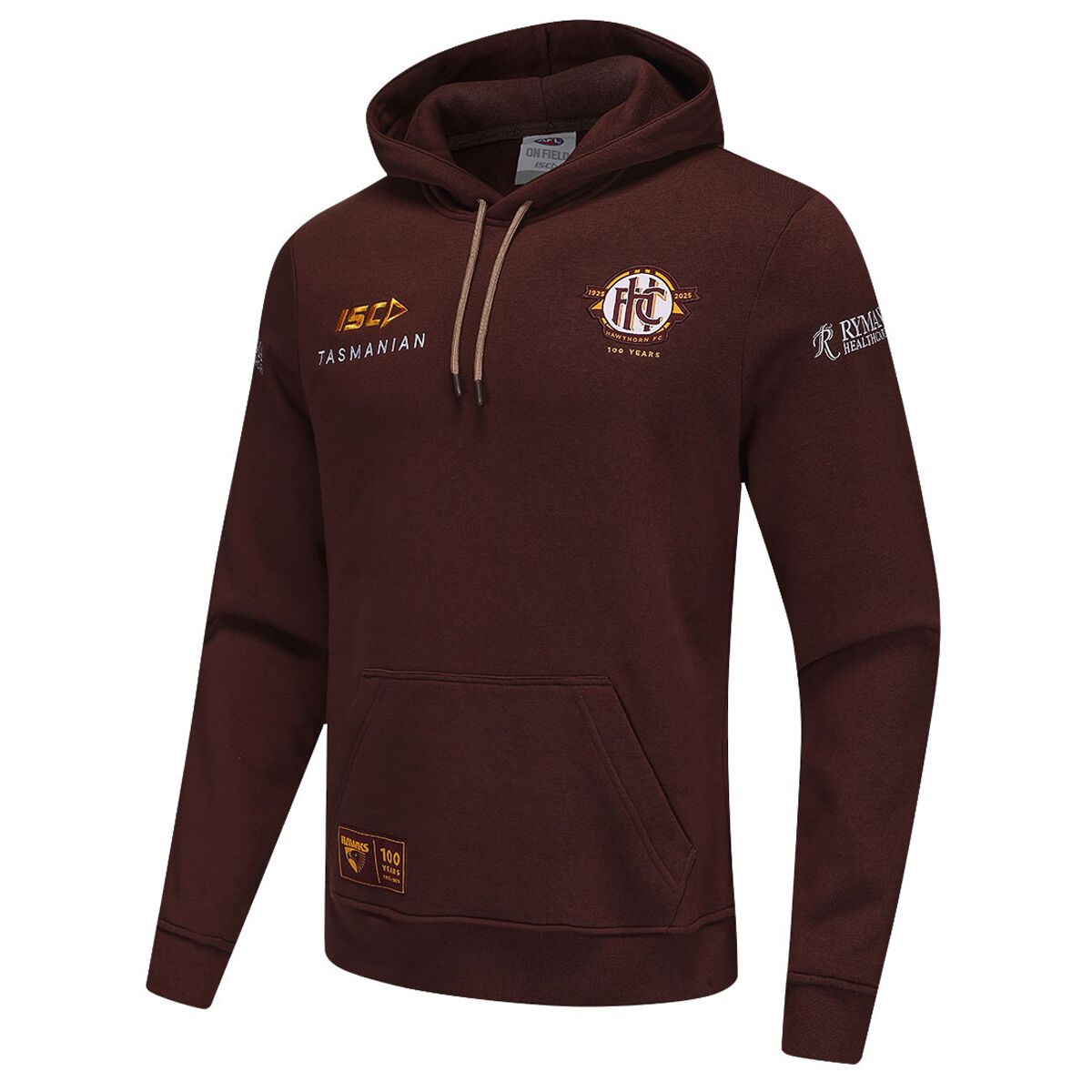 Hawthorn Hawks Mens 2025 Hoodie Brown M