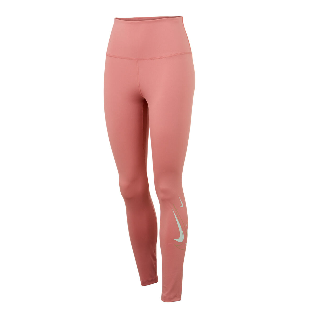 Nike Womens One Dri-FIT Graphic High Rise Full Length Tights