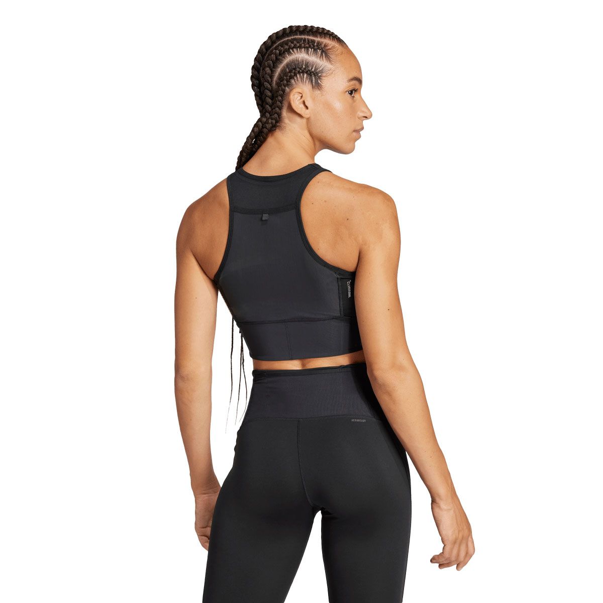 adidas Womens Adizero Crop Sports Bra