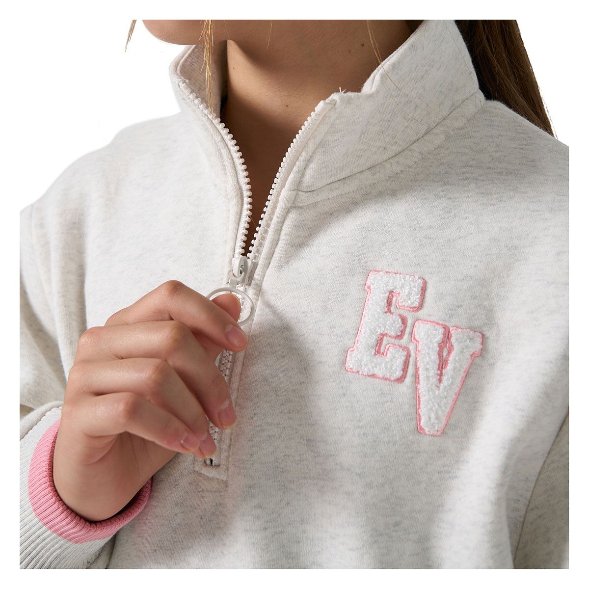 Ell/Voo Junior Freja Fleece Quarter Zip Pullover