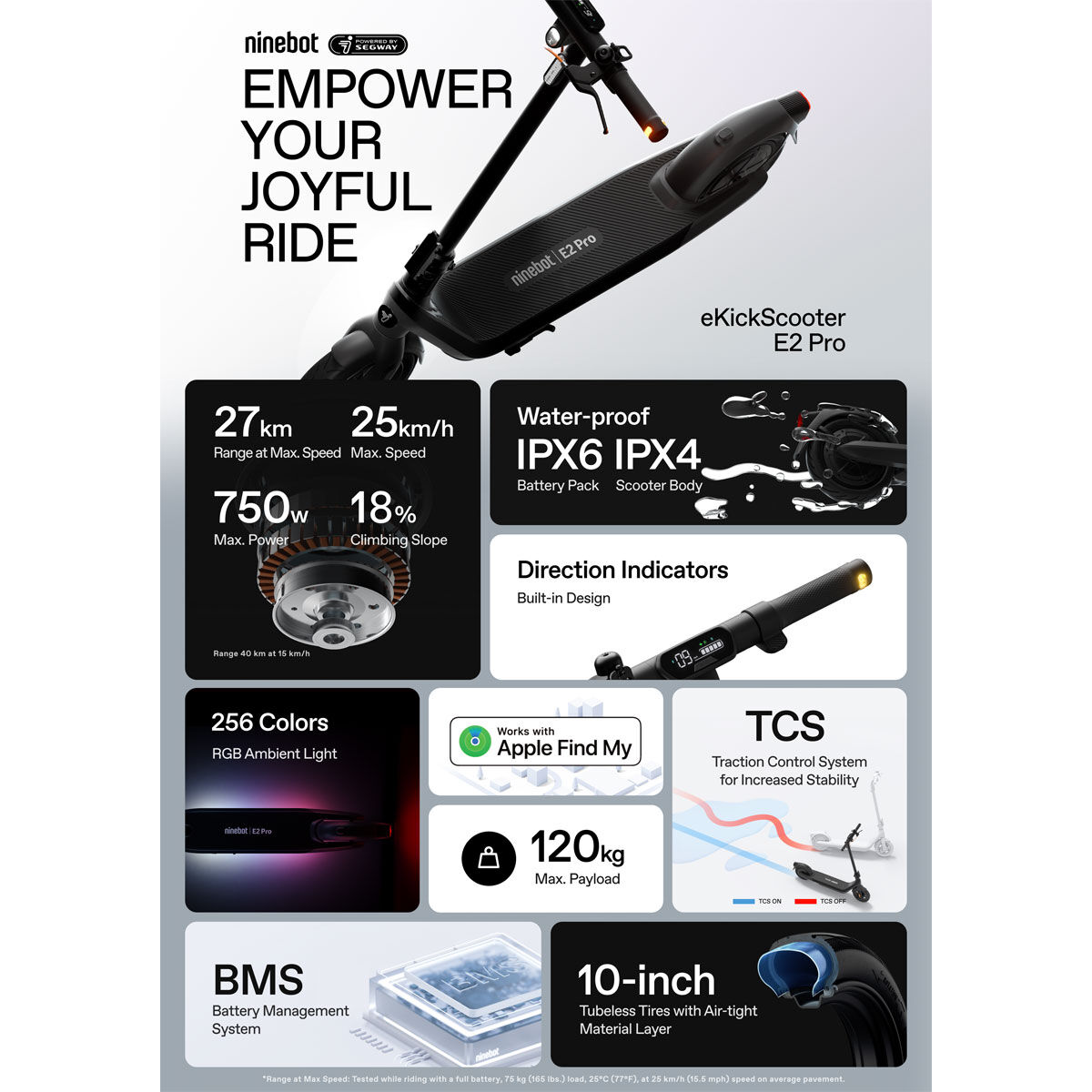 Segway E2 Pro Electric Scooter