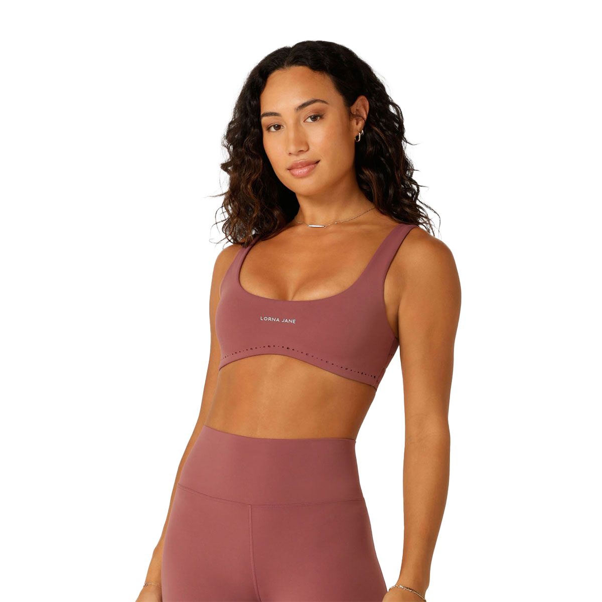 Lorna Jane Womens Reform Soft Laser Cut Sports Bra