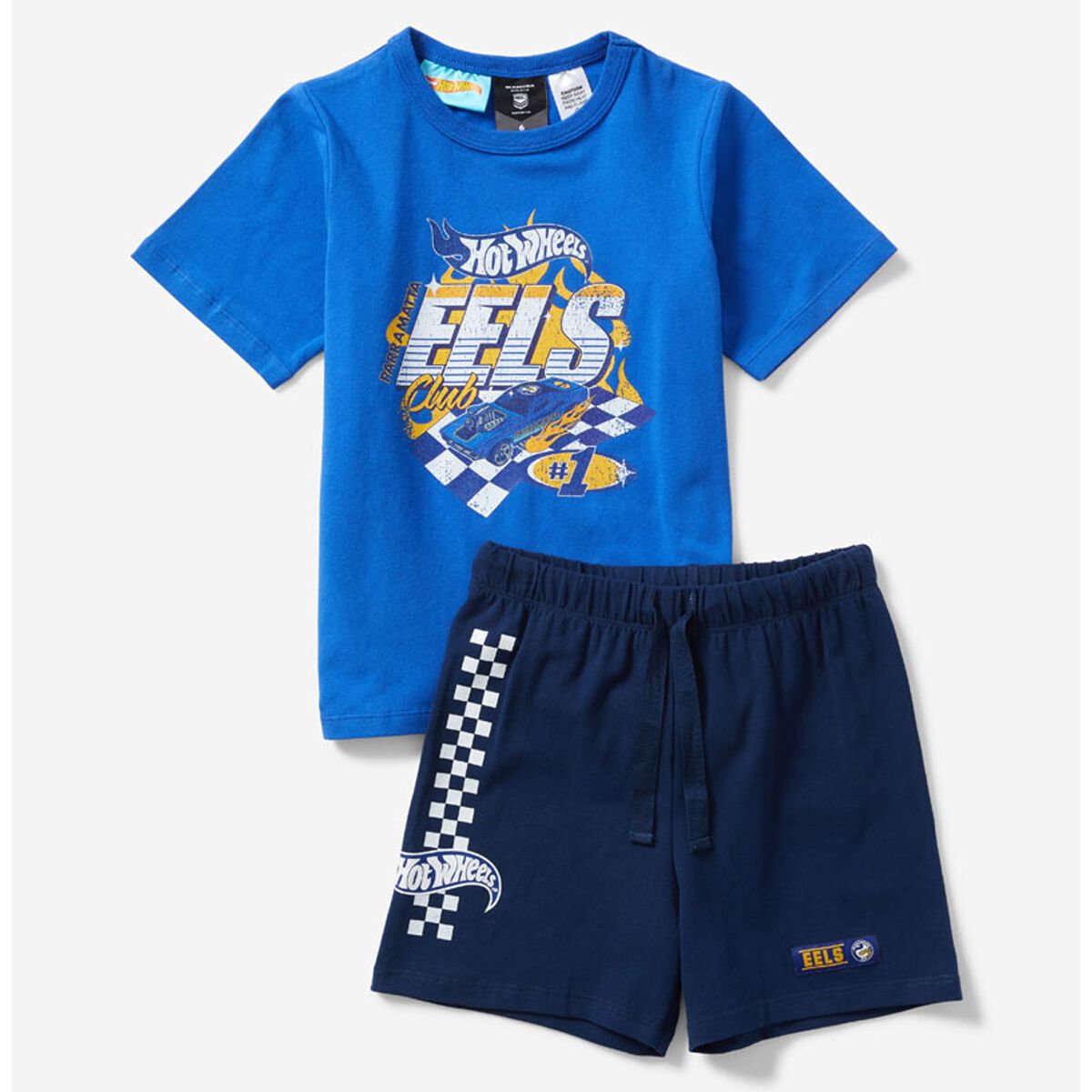 Parramatta Eels Kids NRL x Hot Wheels Pyjama Set