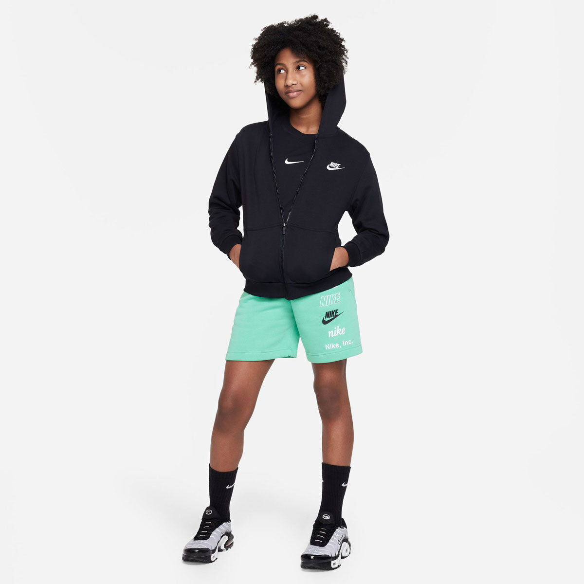 Nike Junior Sportswear Club Fleece Full Zip Hoodie