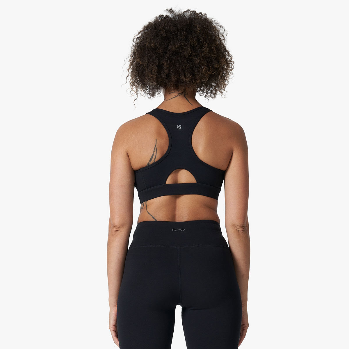 Ell/Voo Womens Essentials Crop Sports Bra