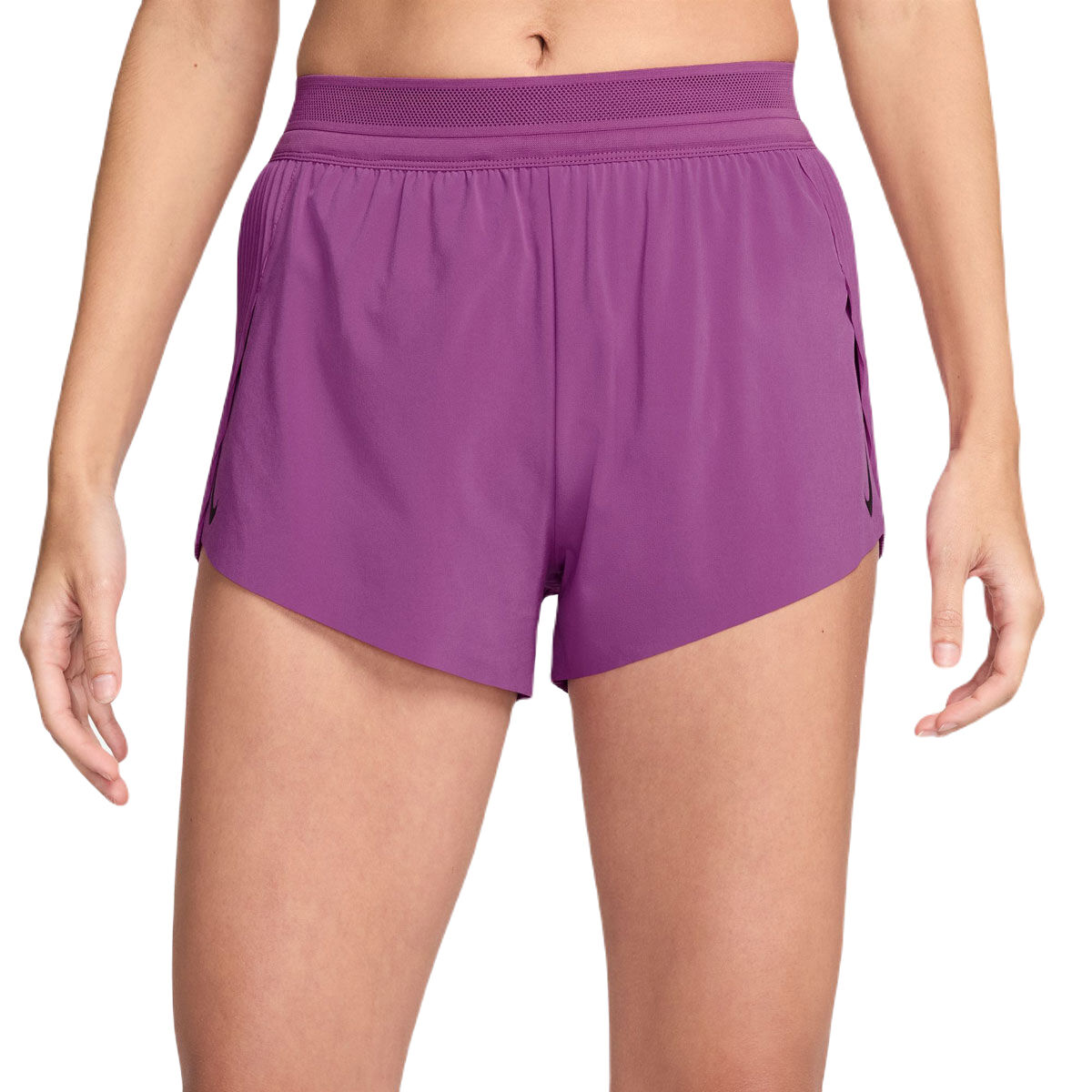 Nike Womens AeroSwift Dri-FIT ADV Mid Rise 3 Inch Running Shorts