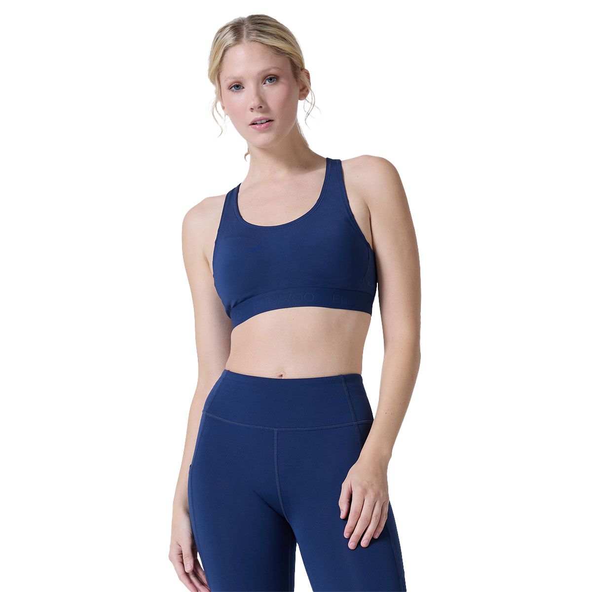 Ell/Voo Womens Essentials Training Crop Sports Bra