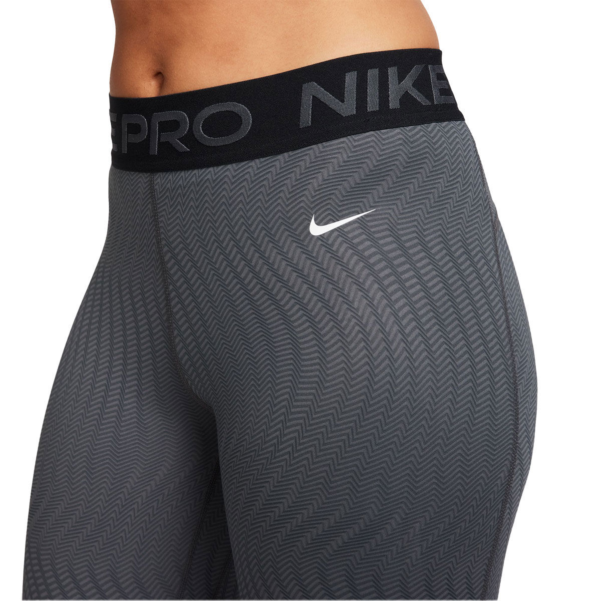 Nike Pro Womens Dri-FIT Mid Rise Printed 7/8 Length Tights