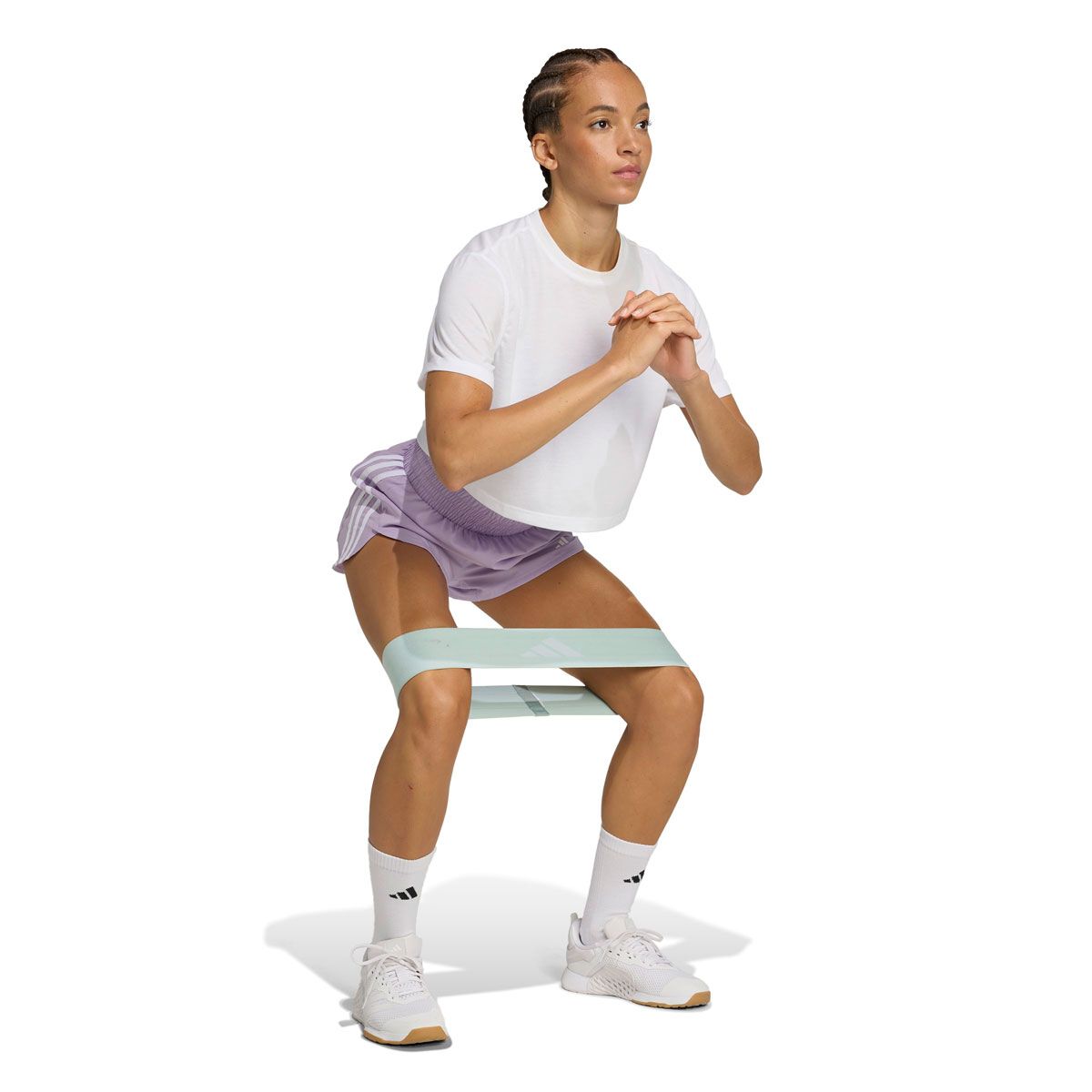 adidas Womens Pacer High Rise Woven Training Shorts