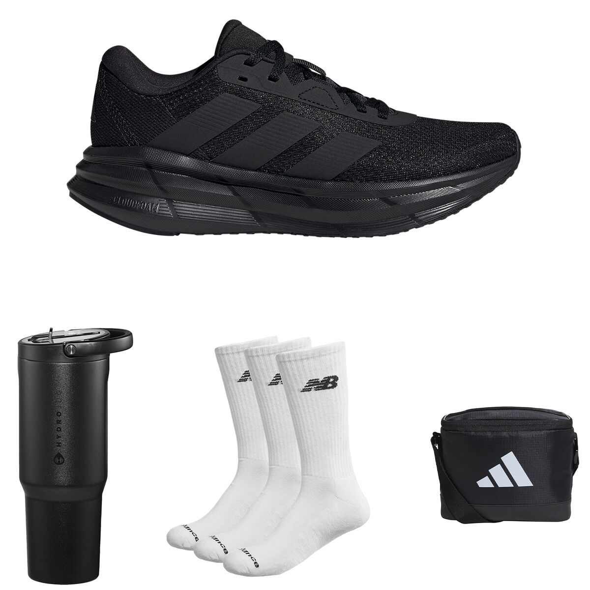 High School Womens Black Shoe Set