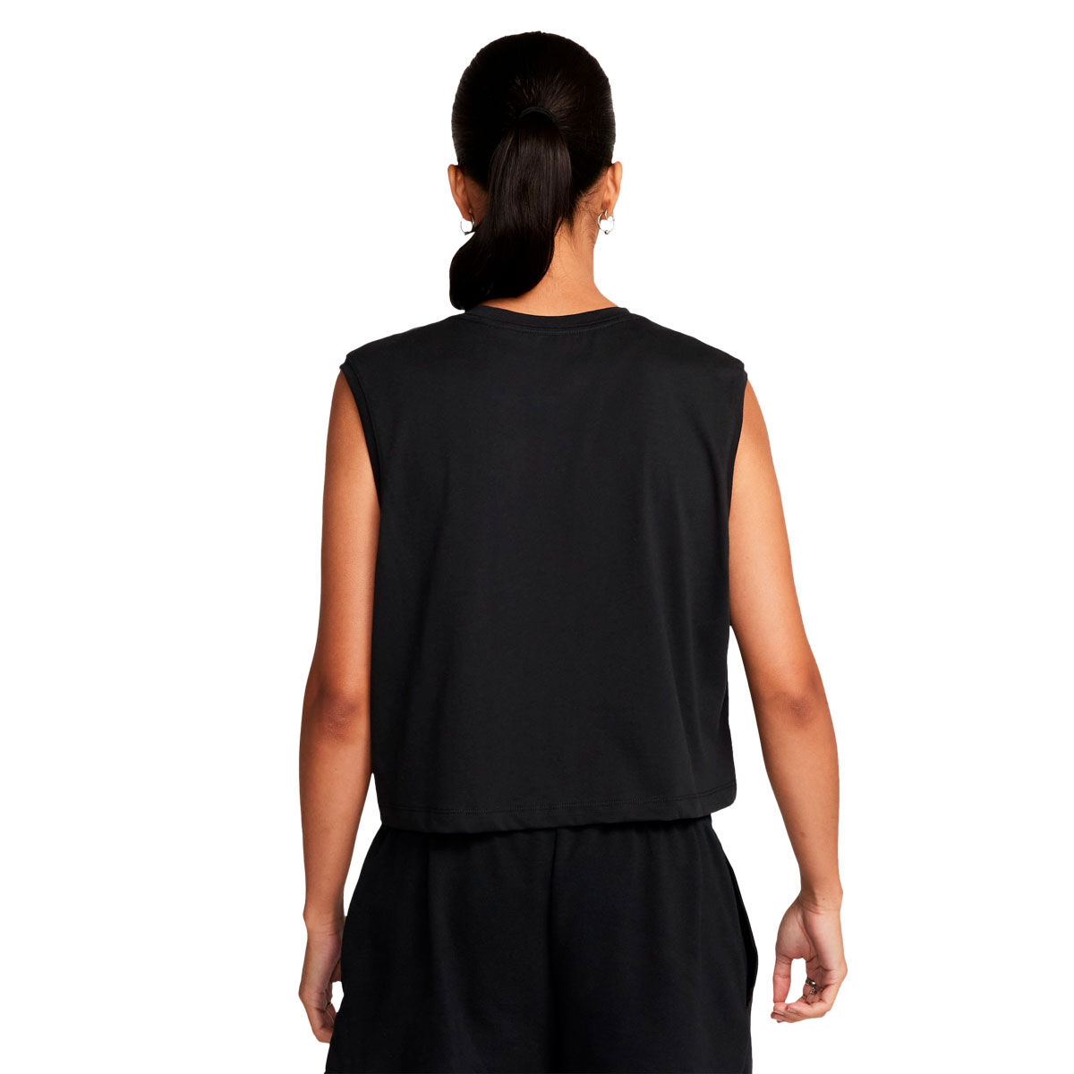 Nike Womens Sportswear Club Cropped Sleeveless Tee