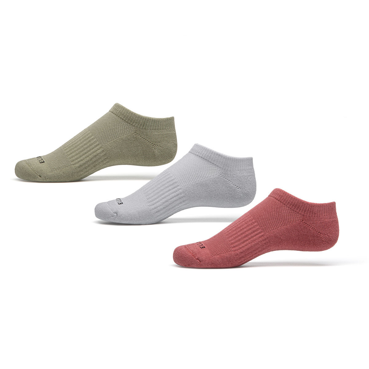 Ell/Voo Womens Low Cut Socks 3 Pack