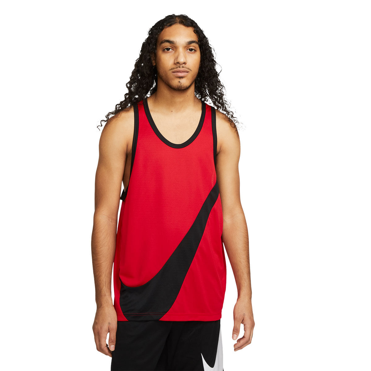 Nike Mens Dri-FIT Crossover Swoosh Basketball Jersey
