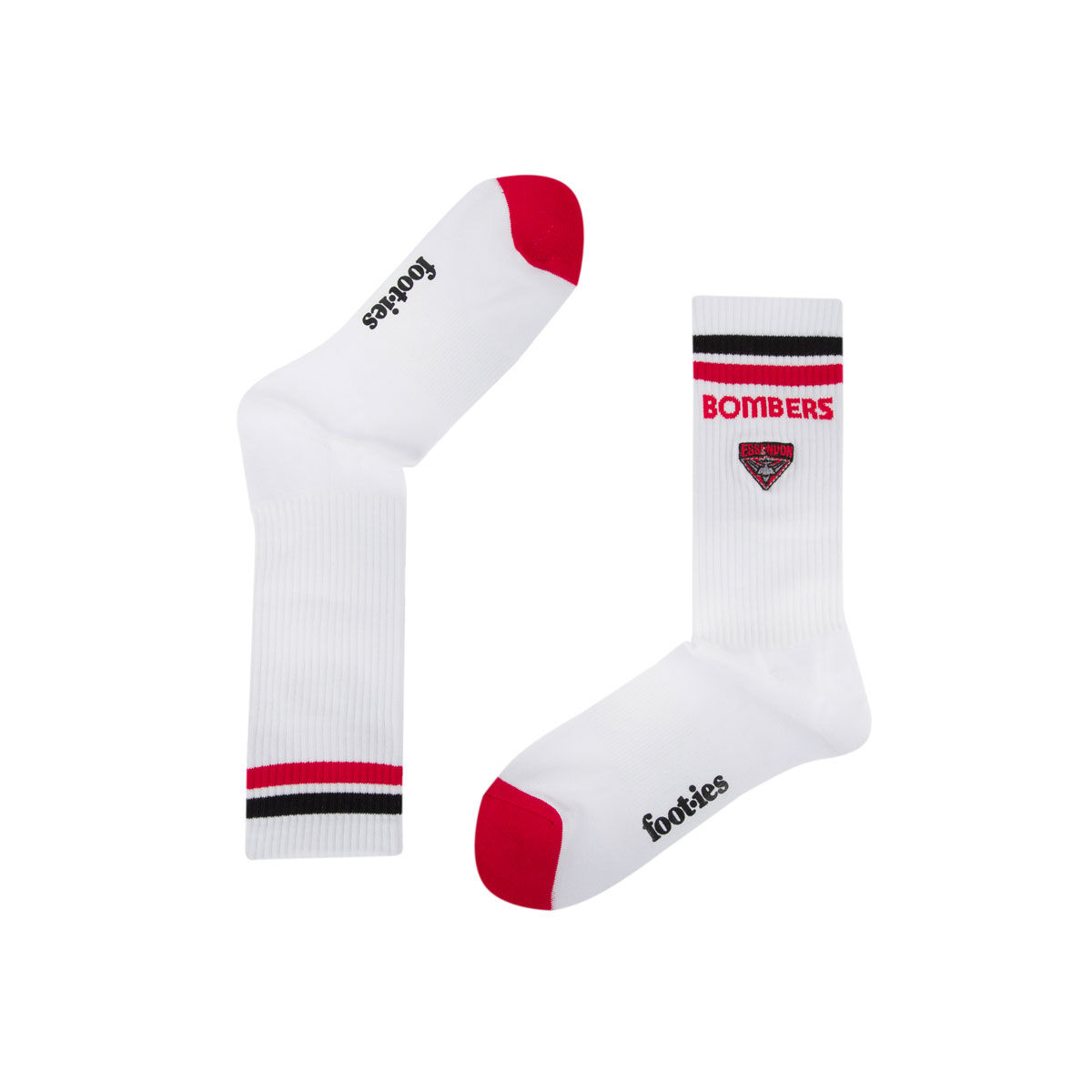 Essendon Bombers Sneaker Socks 2 Pack