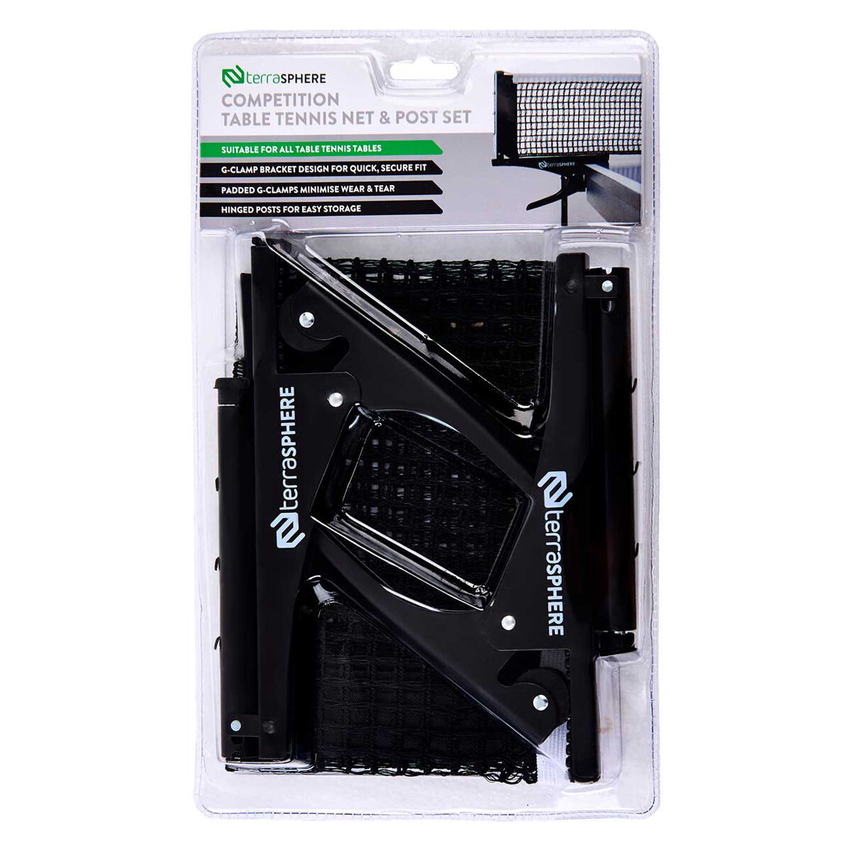 Terrasphere Competition Table Tennis Net and Post Set