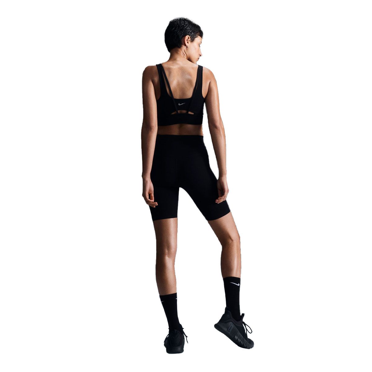 Nike Womens Zenvy Dri-FIT High Rise 8 Inch Short Tights