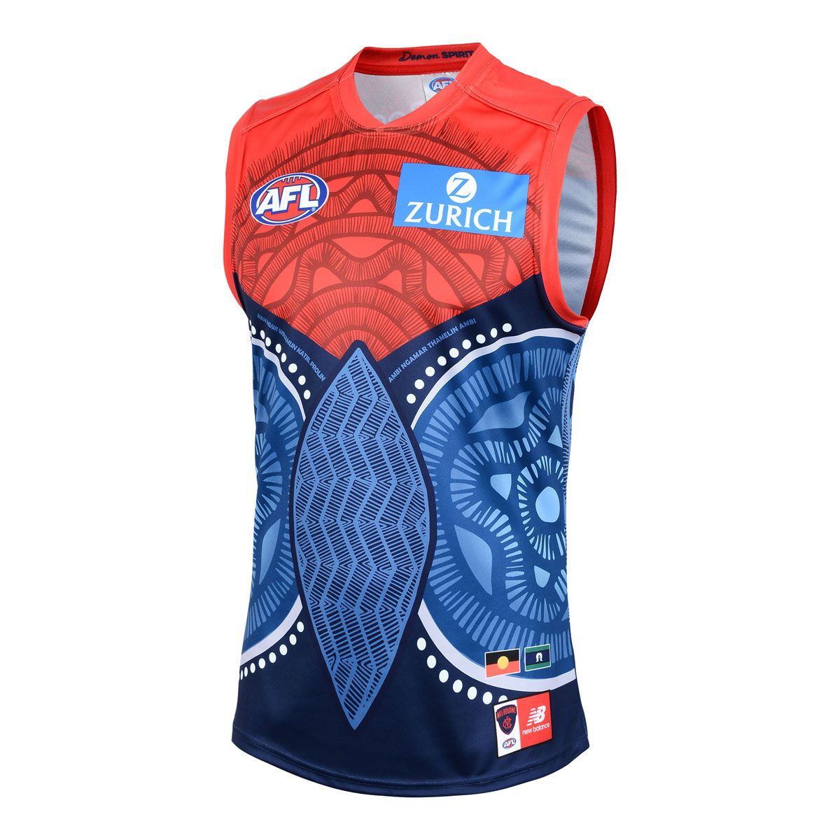 Melbourne Demons 2025 Indigenous Guernsey
