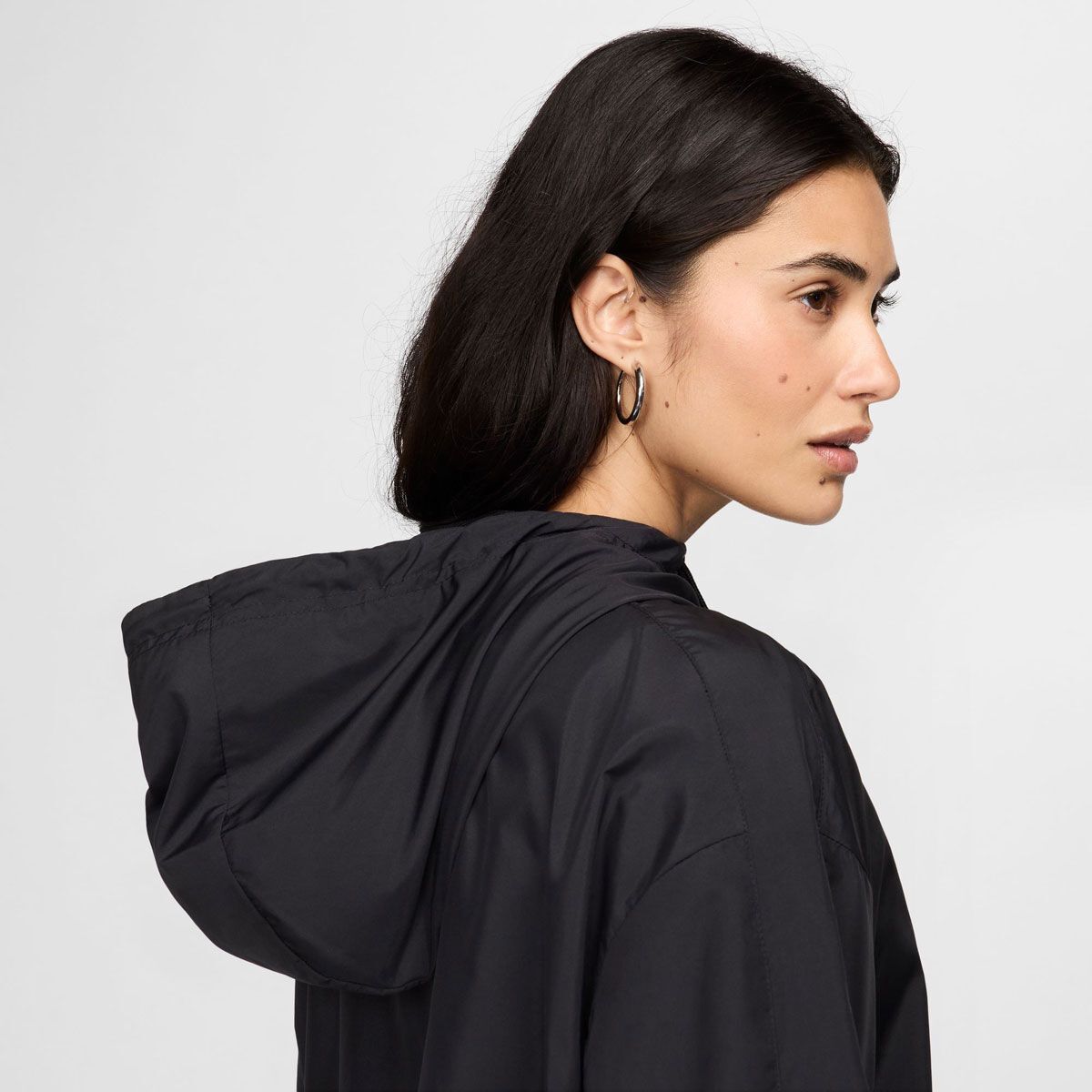 Nike Womens Sportswear Classic Woven Loose UV Hooded Jacket