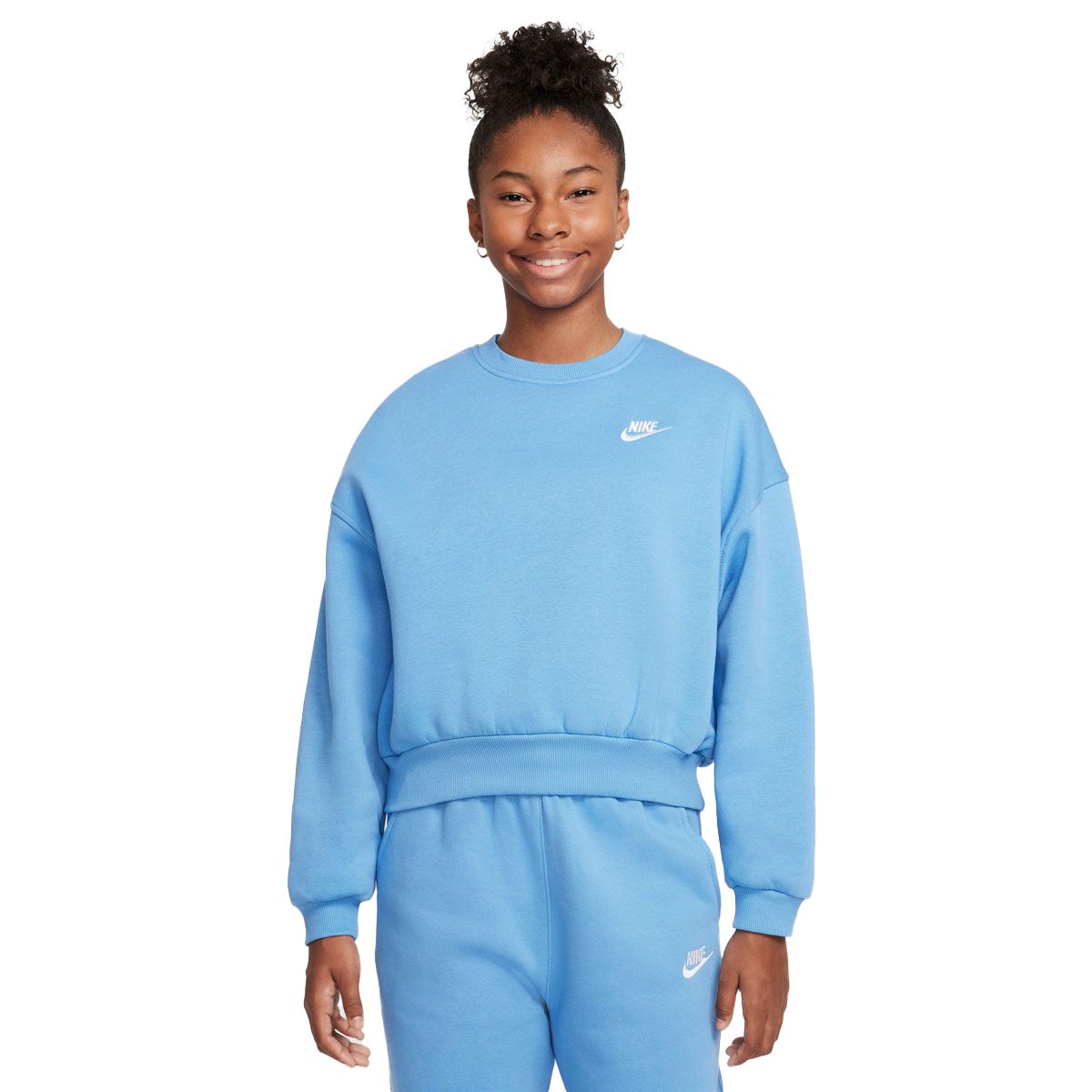 Nike Junior Sportswear Club Fleece LBR Boxy Crew Sweatshirt