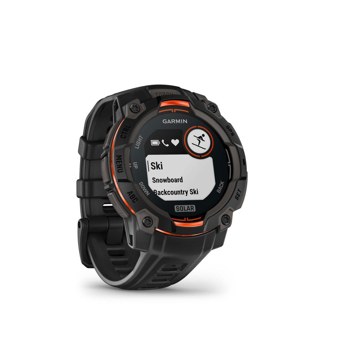 Garmin Instinct 3 45mm Solar Watch - Black