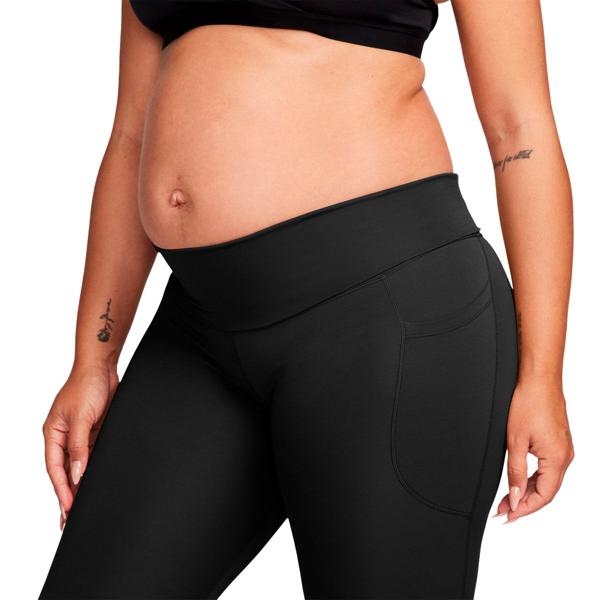 Nike Womens Maternity One Dri-FIT High Rise 7/8 Pocket Tights