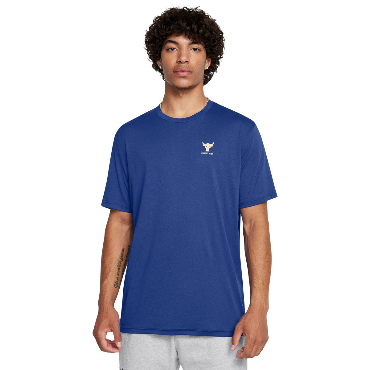Under Armour Mens Project Rock Branded Tee
