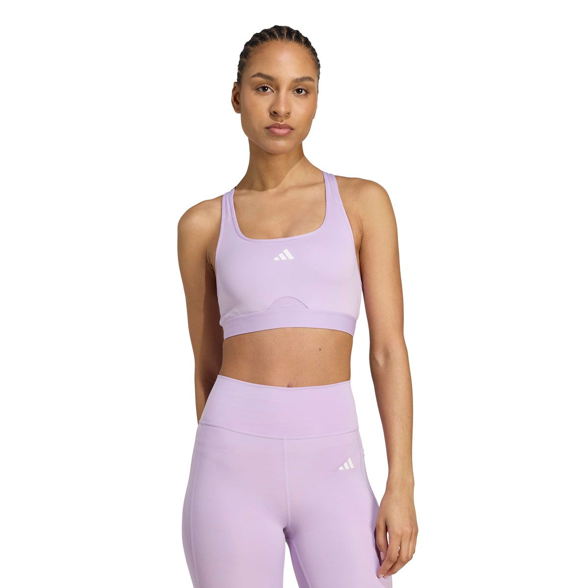 adidas Womens PowerReact High Support Sports Bra