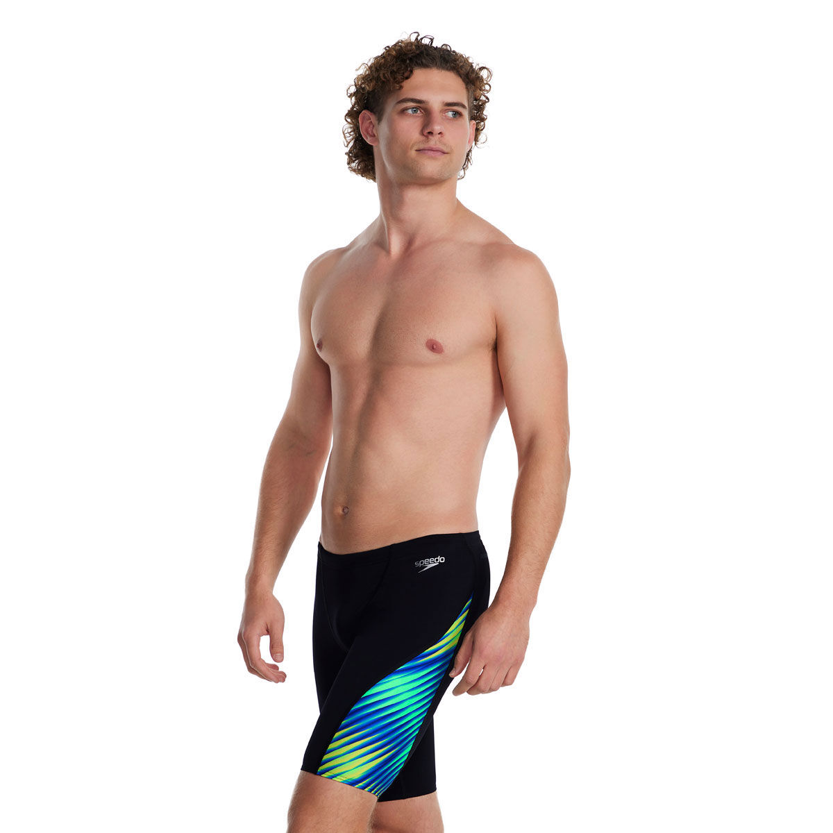 Speedo Mens Allover Digital V-Cut Jammer
