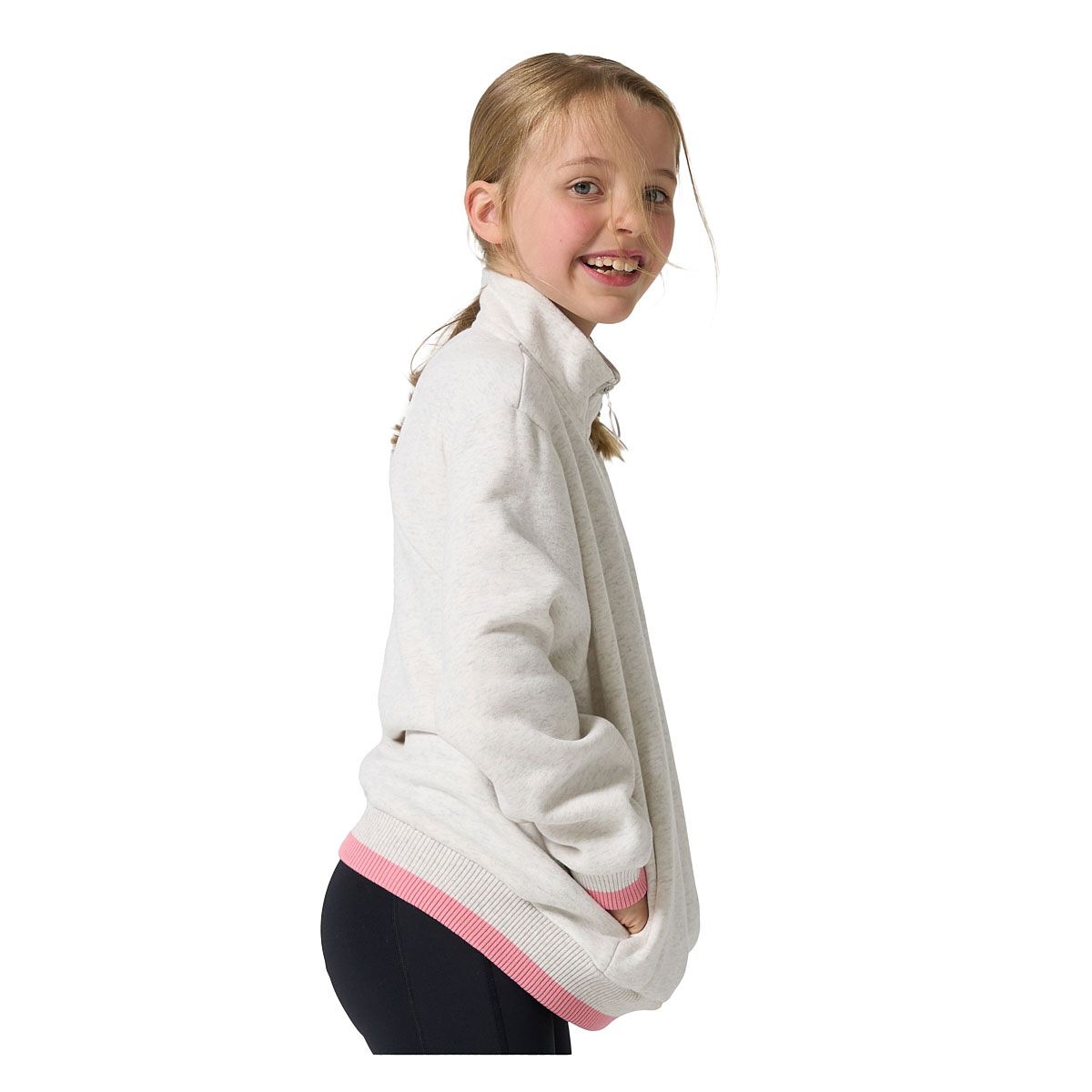 Ell/Voo Junior Freja Fleece Quarter Zip Pullover