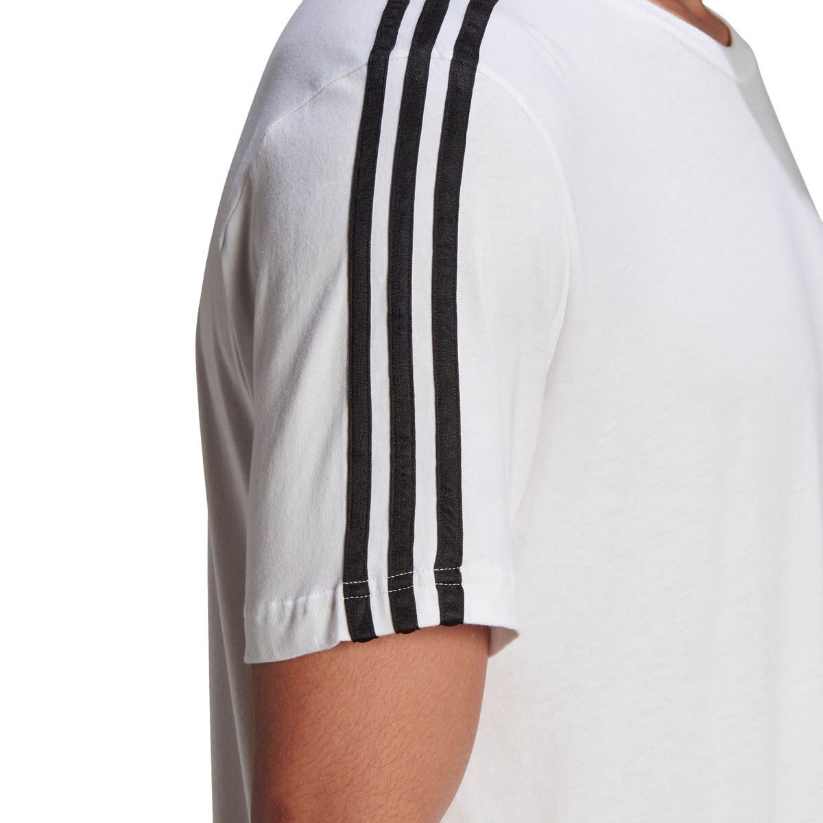 adidas Mens Essentials 3-Stripes Tee