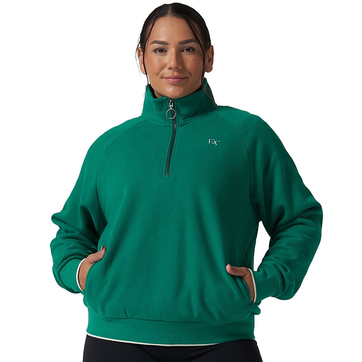 Ell/Voo Womens Freja Fleece 1/4 Zip Pullover