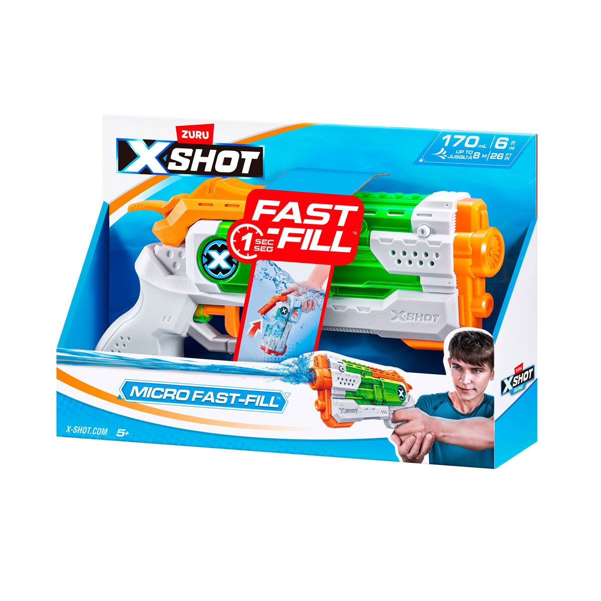 X-Shot Water Fast Fill Blaster Soaker Small