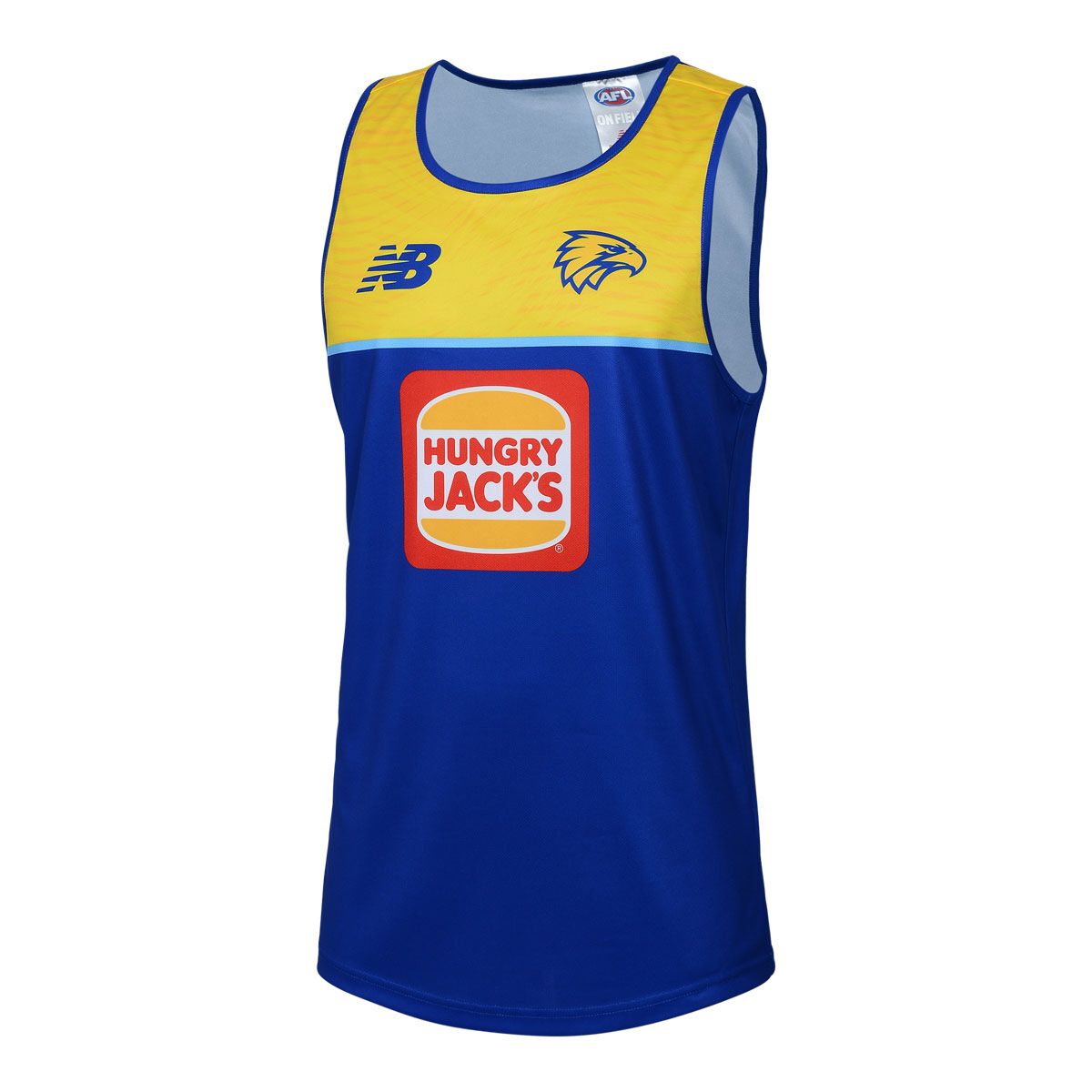 West Coast Eagles Mens 2025 Training Singlet