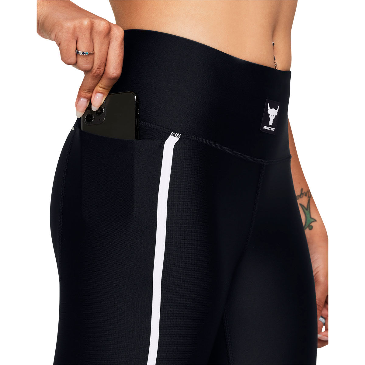 Under Armour Womens Project Rock All Train HeatGear Ankle Tights
