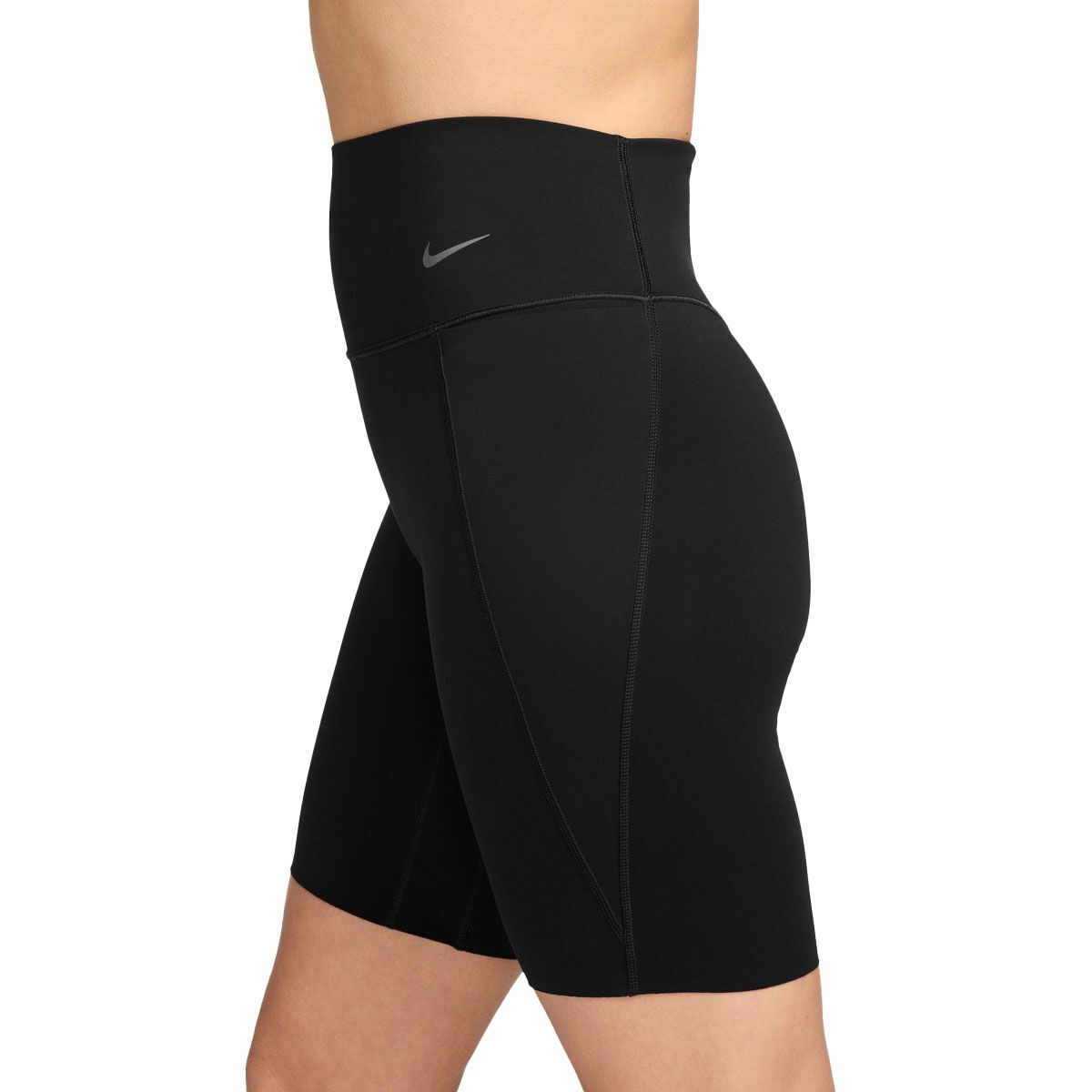 Nike Womens Universa Dri-FIT High Rise 8 Inch Short Pocket Tights