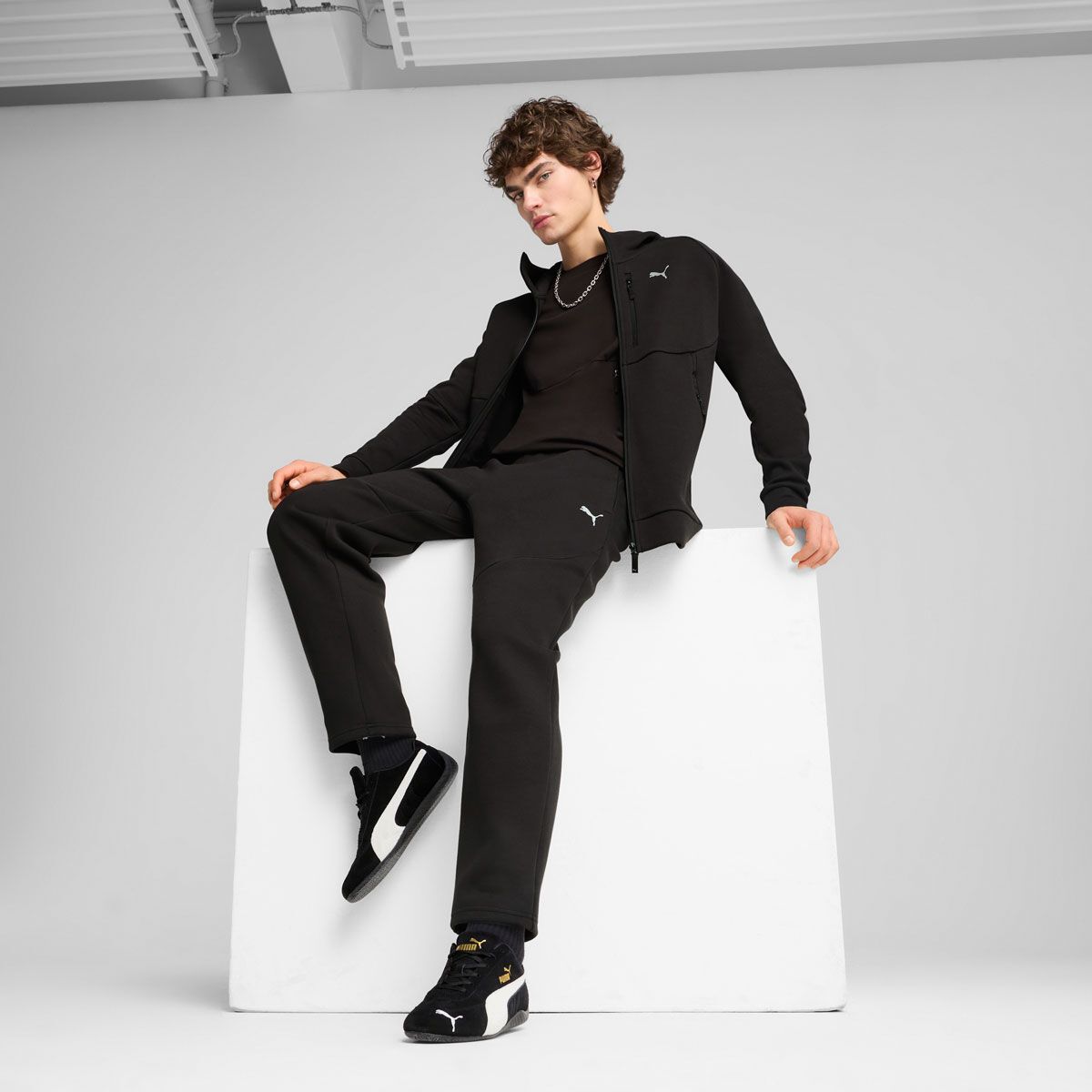 PUMA Mens PUMATECH Full Zip Hoodie