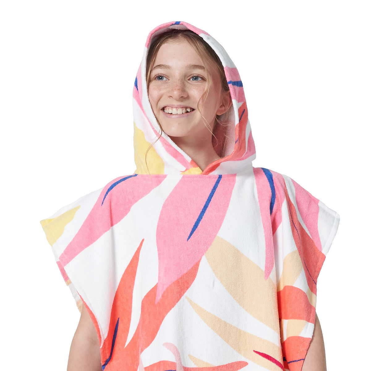 Tahwalhi Girls Psychedelic Palm Hooded Towel
