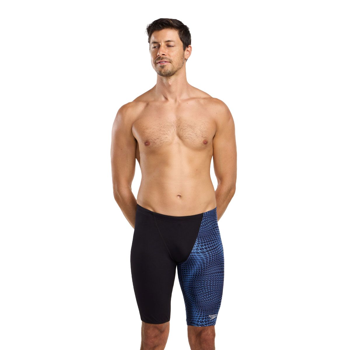 Speedo Mens Tech Panel Digital Print V-Cut Jammer
