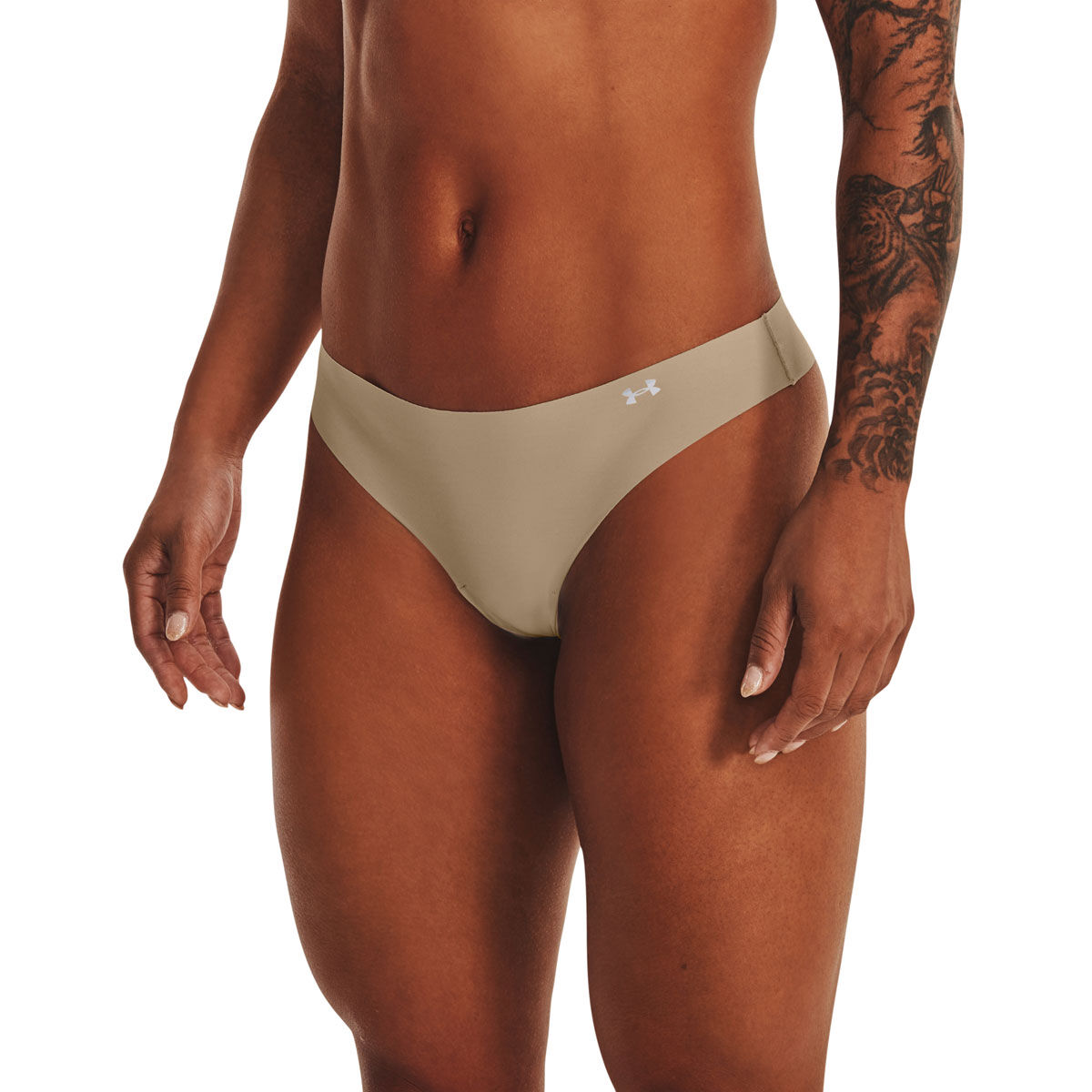 Under Armour Womens Pure Stretch Seamless Thong Briefs 3 Pack