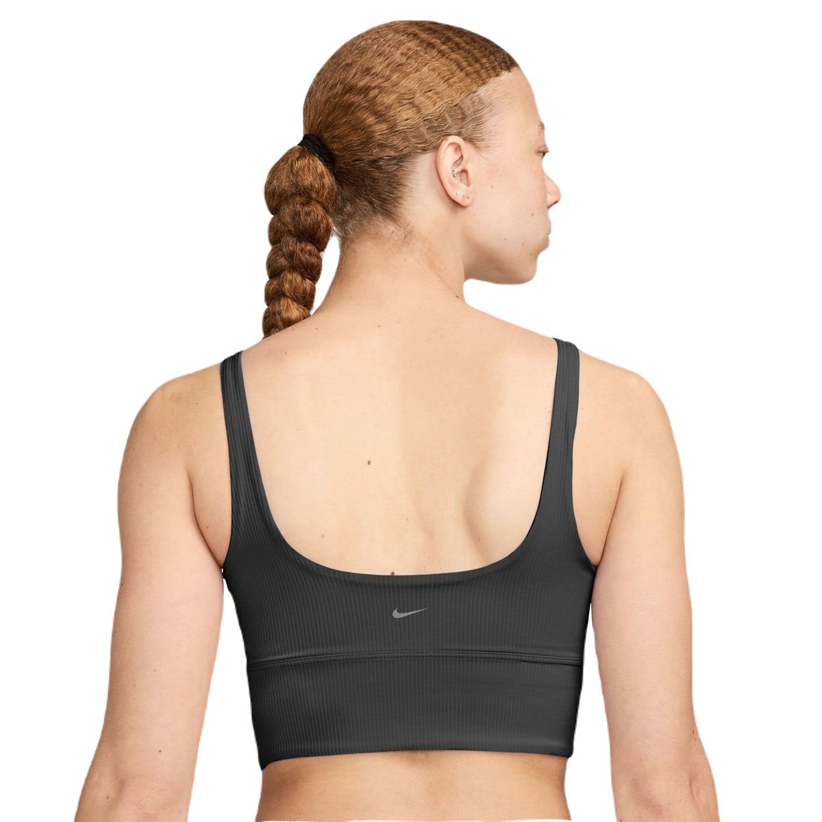 Nike Womens Zenvy Wide Ribbed Light Support Longline Sports Bra