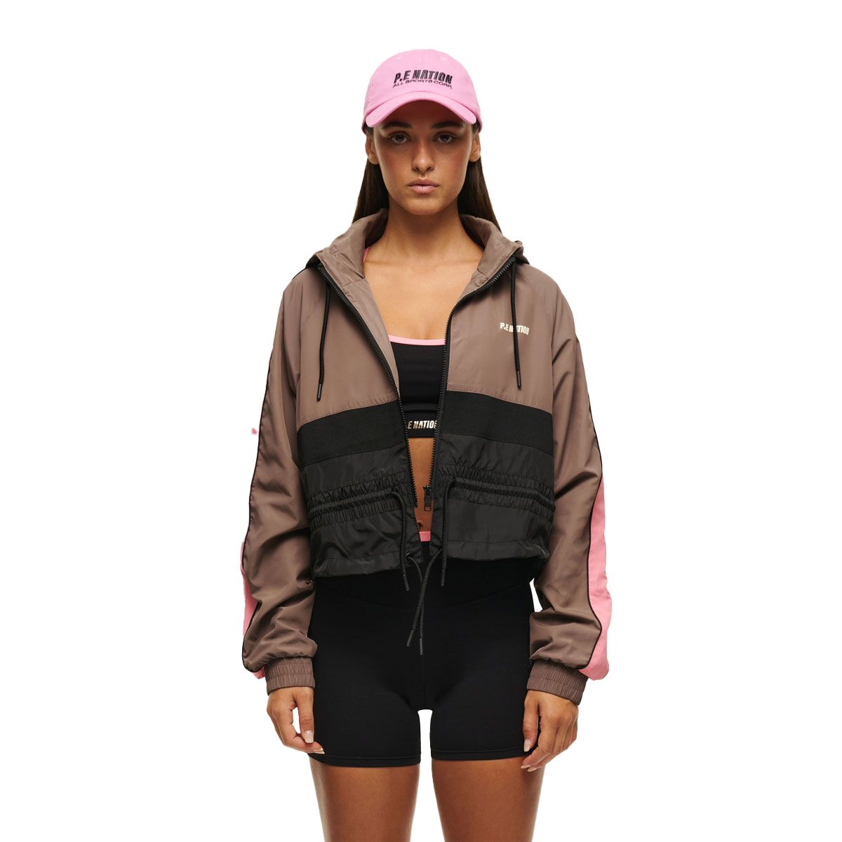 P.E. Nation Womens Cropped Man Down Jacket