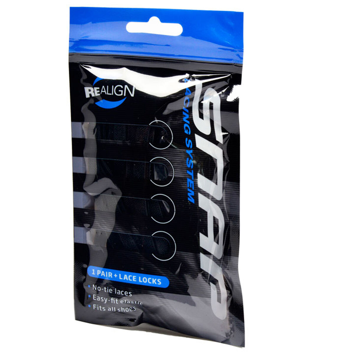 Realign Snap Lacing System Black 150cm